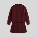 Mara knit co-ord set product flat-lay