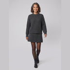 Mara knit co-ord set in gray