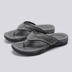 Maverick mens flip flops gray