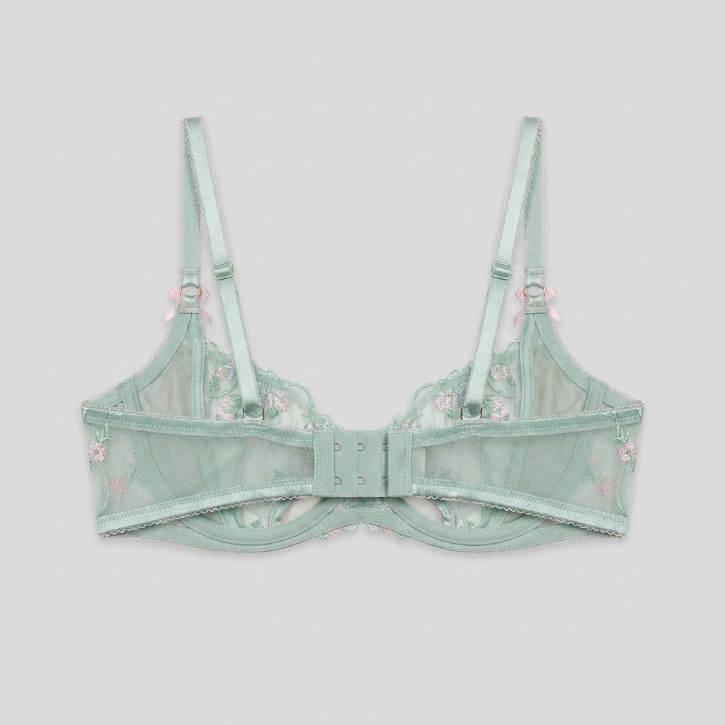 Mira Balcony Bra mint - back