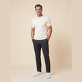 Pankov men's short-sleeve knit tee in cream