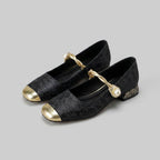 Pera Mary Jane flats black