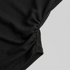 Ravishing jersey top ruching fabric detail