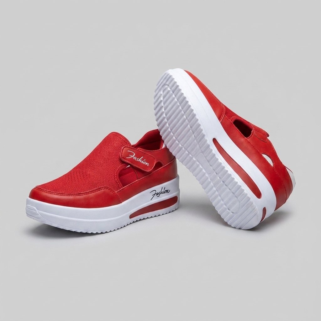 Sana Orthopedic Shoes red