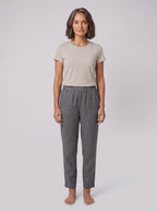 Sandara Coastal Breeze Trousers grey, front view on model
