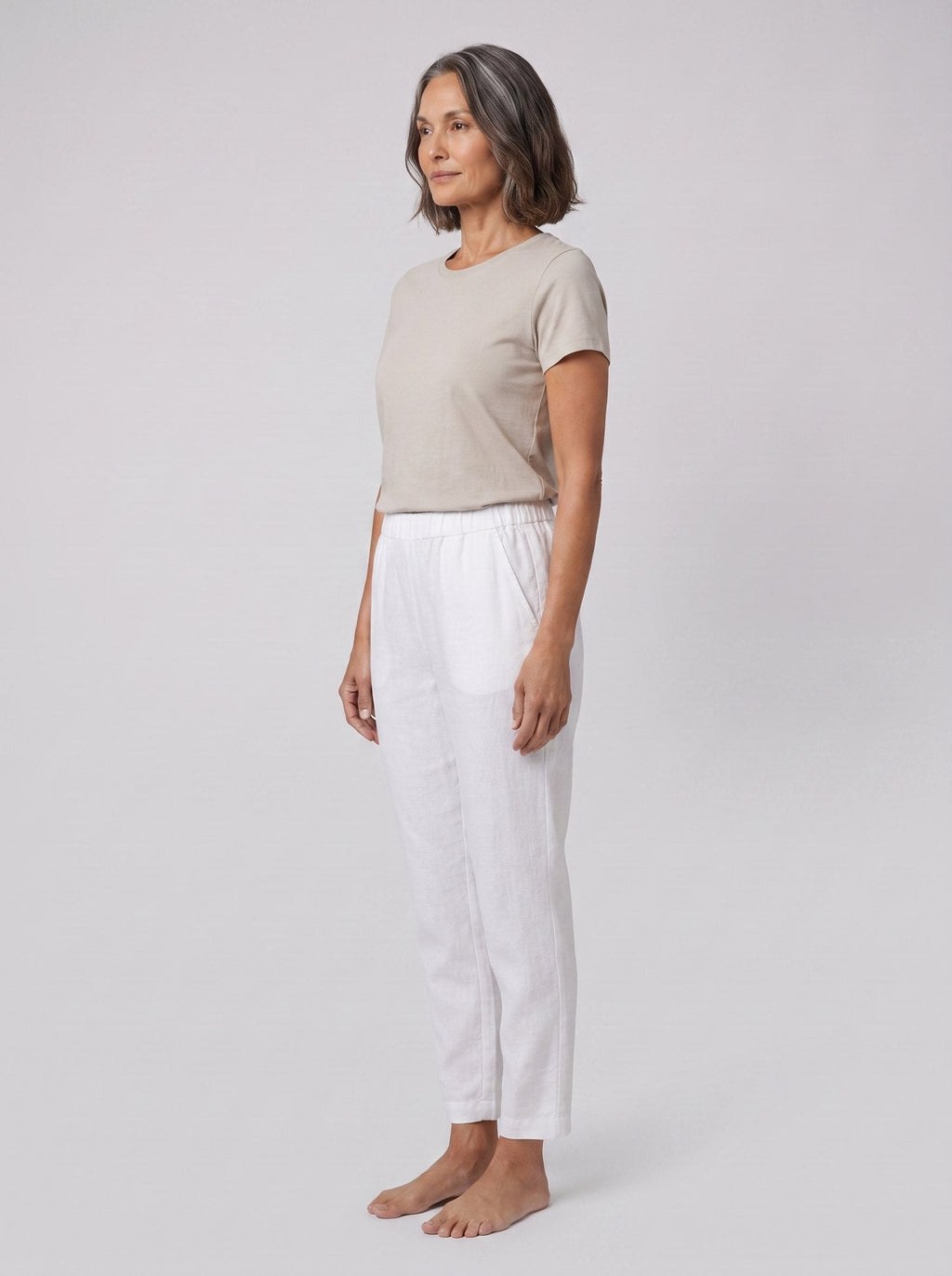 Sandara Coastal Breeze Trousers white, side view