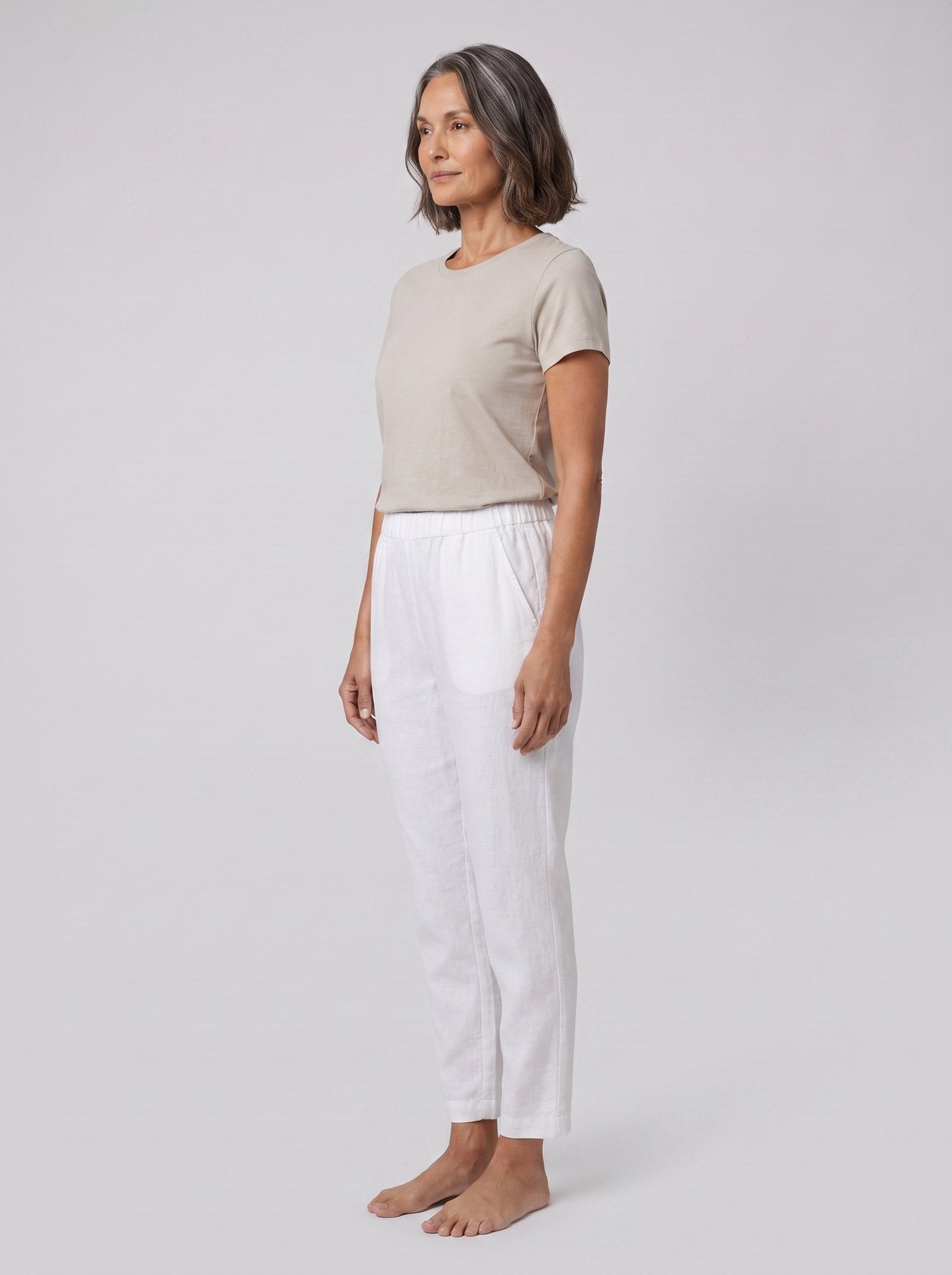Sandara Coastal Breeze Trousers white, side view