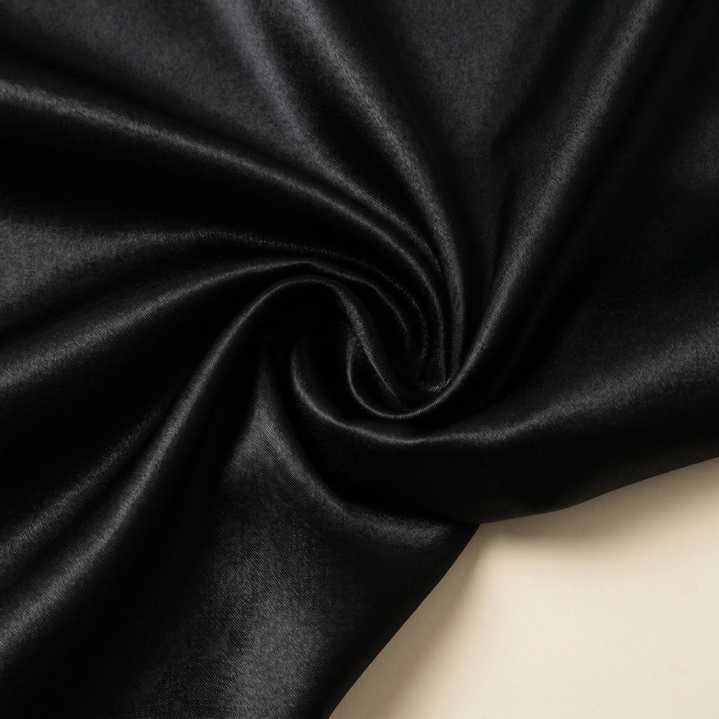 Satin maxi skirt fabric detail