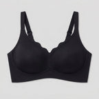 Sera seamless push-up bra black front
