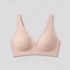 Sleek Deep V Bra Nude Pink seamless wireless