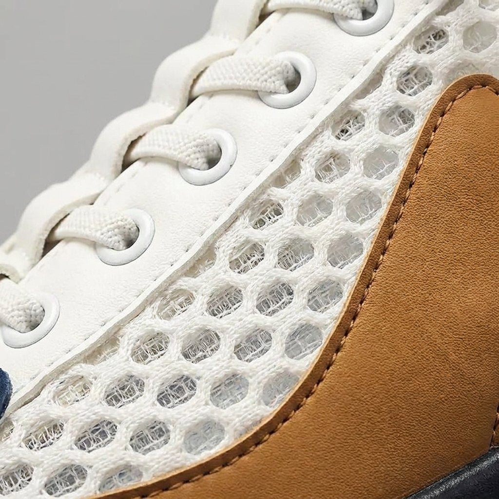 Slipper Vancouver mule sneakers mesh fabric detail