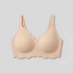 Sofia Wireless Bra Nude scalloped