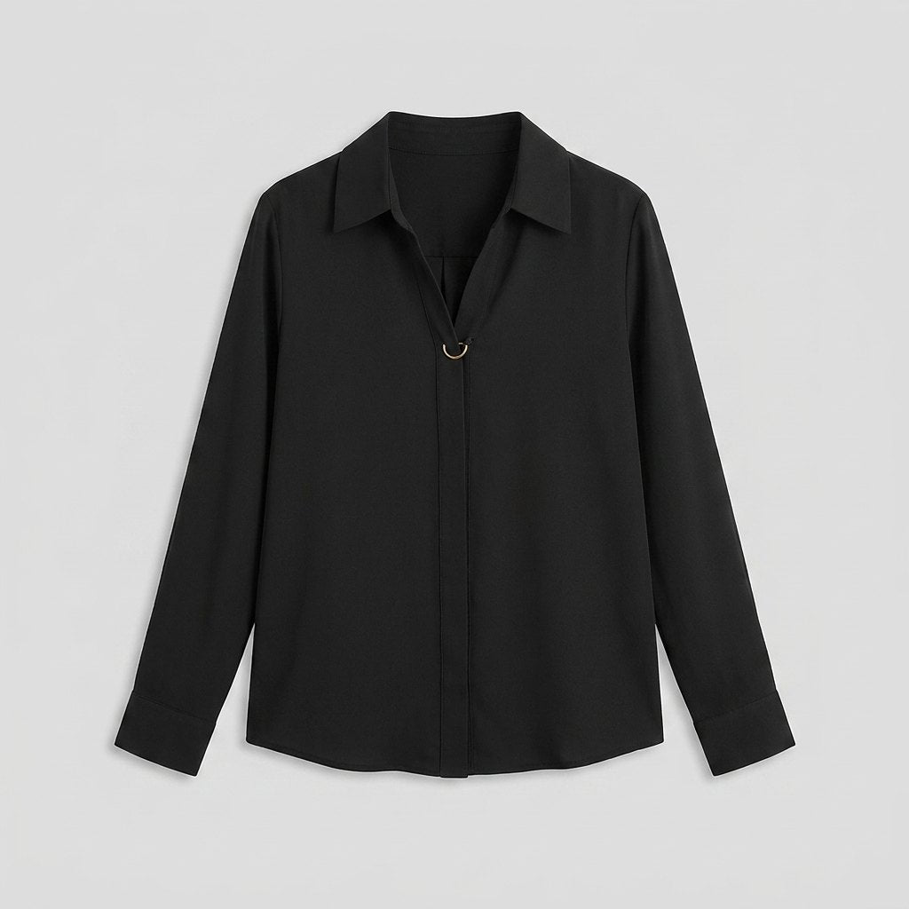 Soleil blouse flat lay