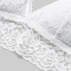 Sura Lace Bralette lace fabric detail