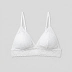 Sura Lace Bralette white front view