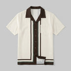 Tango cream camp collar shirt flat lay