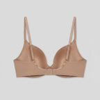 Uplift Plunge Bra taupe back view