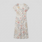 Vera floral midi dress product flat-lay