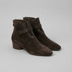 Viva suede ankle boots brown pair