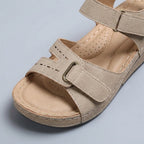 Wanda walking sandals footbed detail