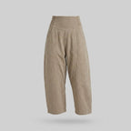 Wander khaki wide-leg pants product flat lay