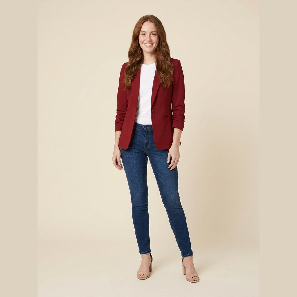 Waverly dark red blazer