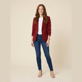 Waverly dark red blazer