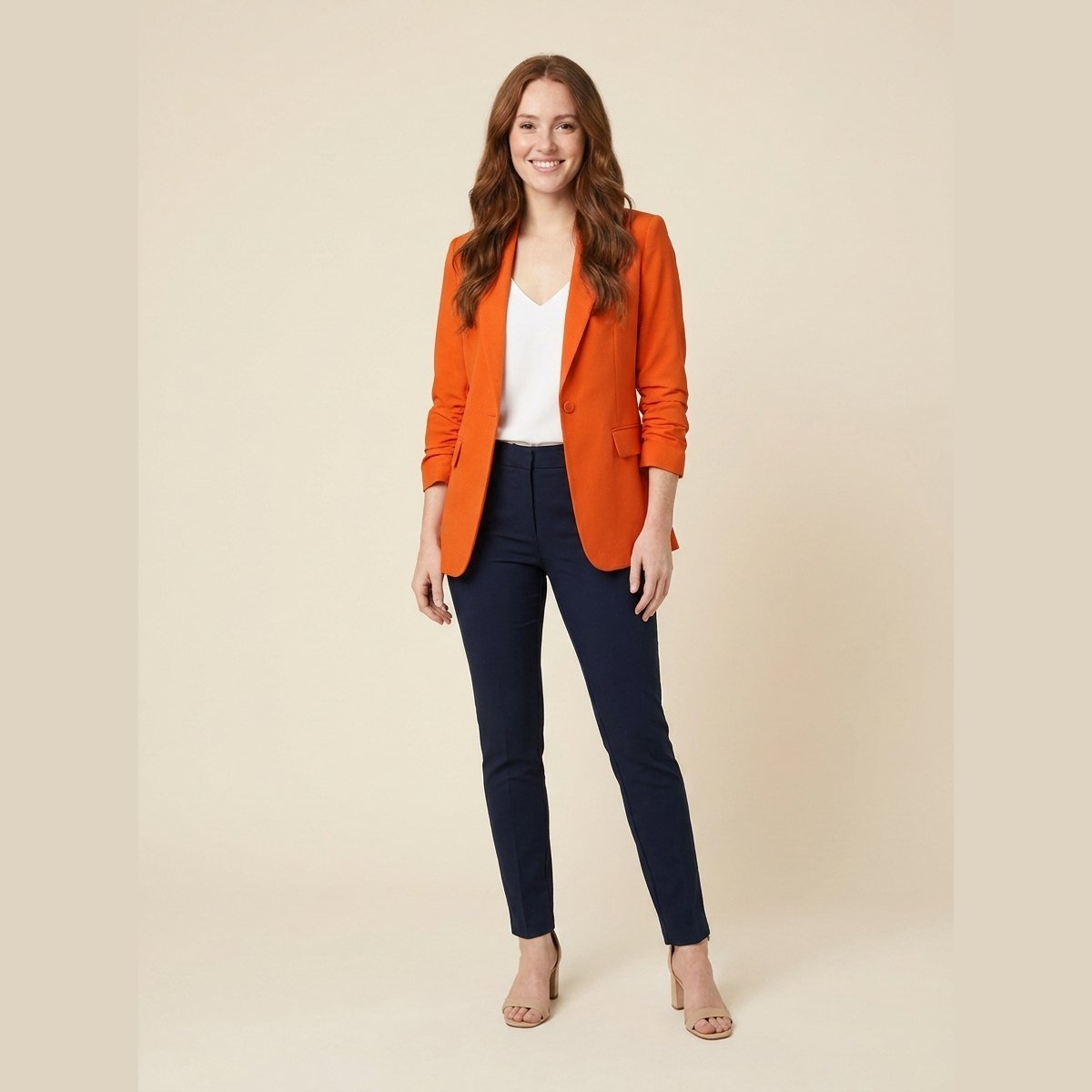 Waverly orange blazer
