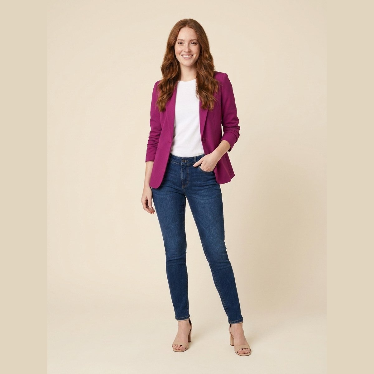 Waverly purple blazer