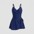 Waves swimdress navy blue