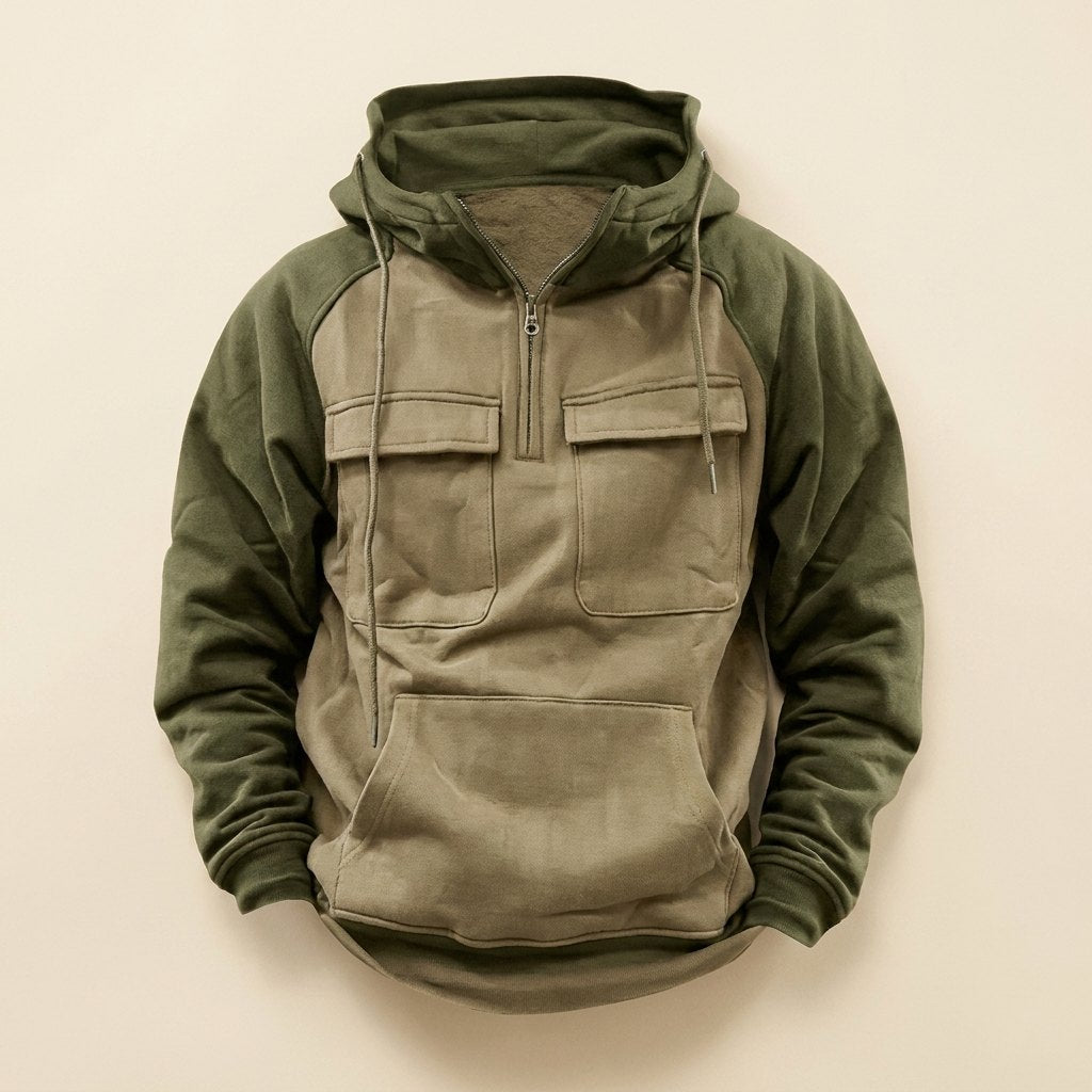 William Hoodie product flat-lay