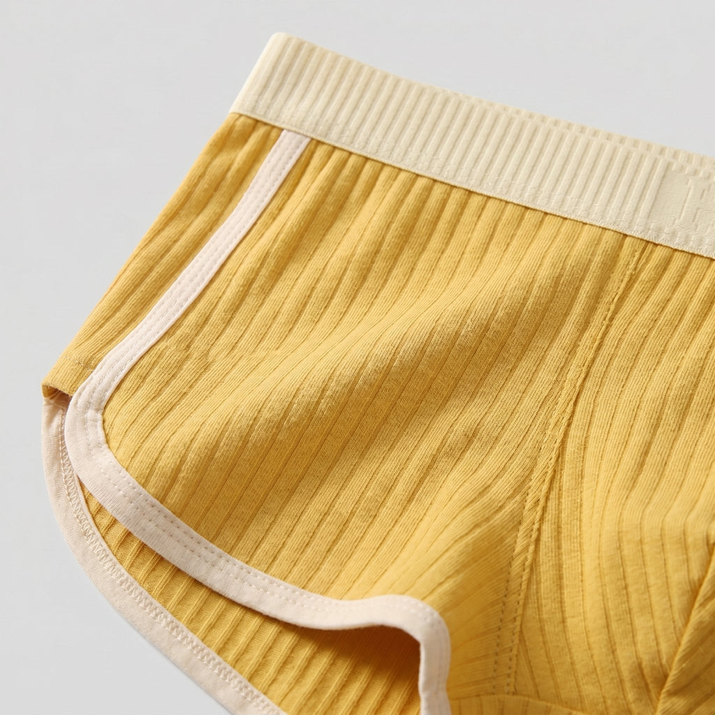 Zest trunks ribbed cotton fabric close-up