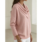 Heather | Elegant Cowl-Neck Sweater