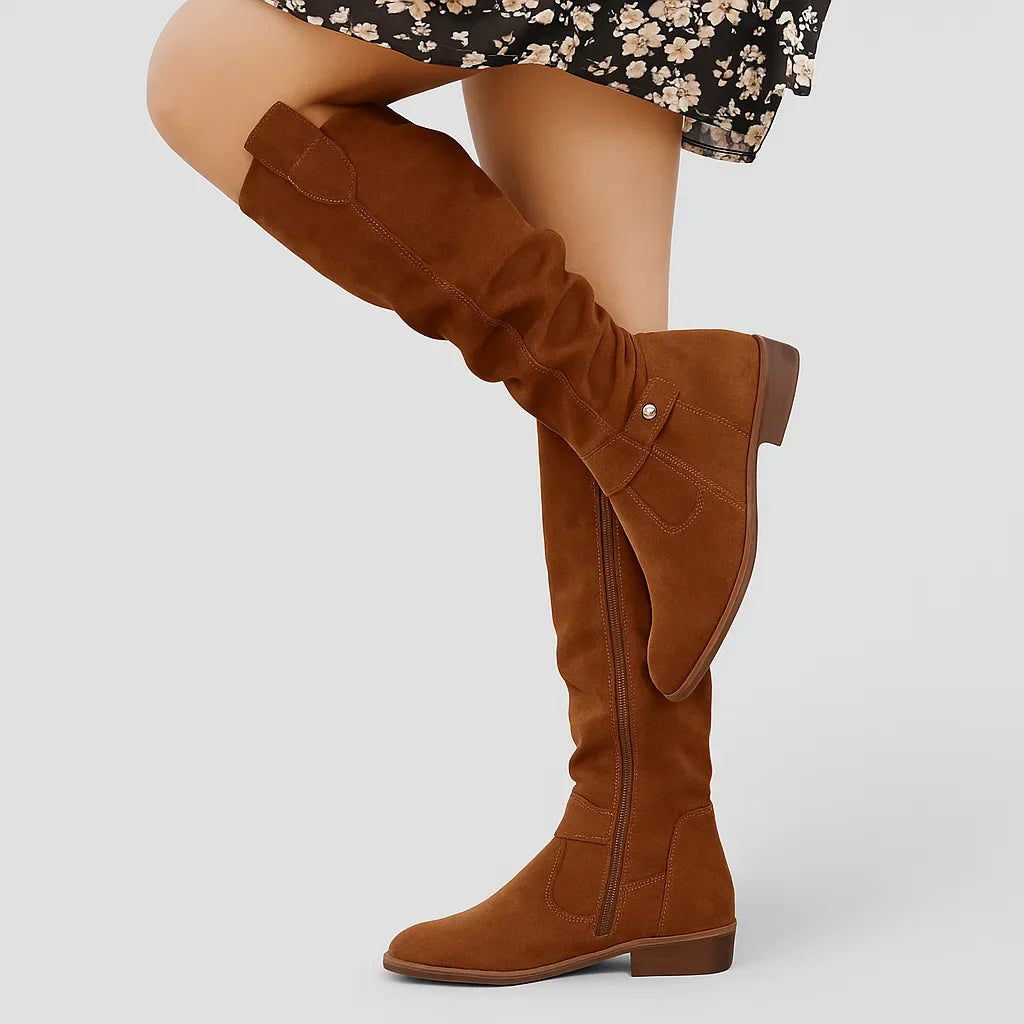 Agnes - Supportive Comfort Boots – side view