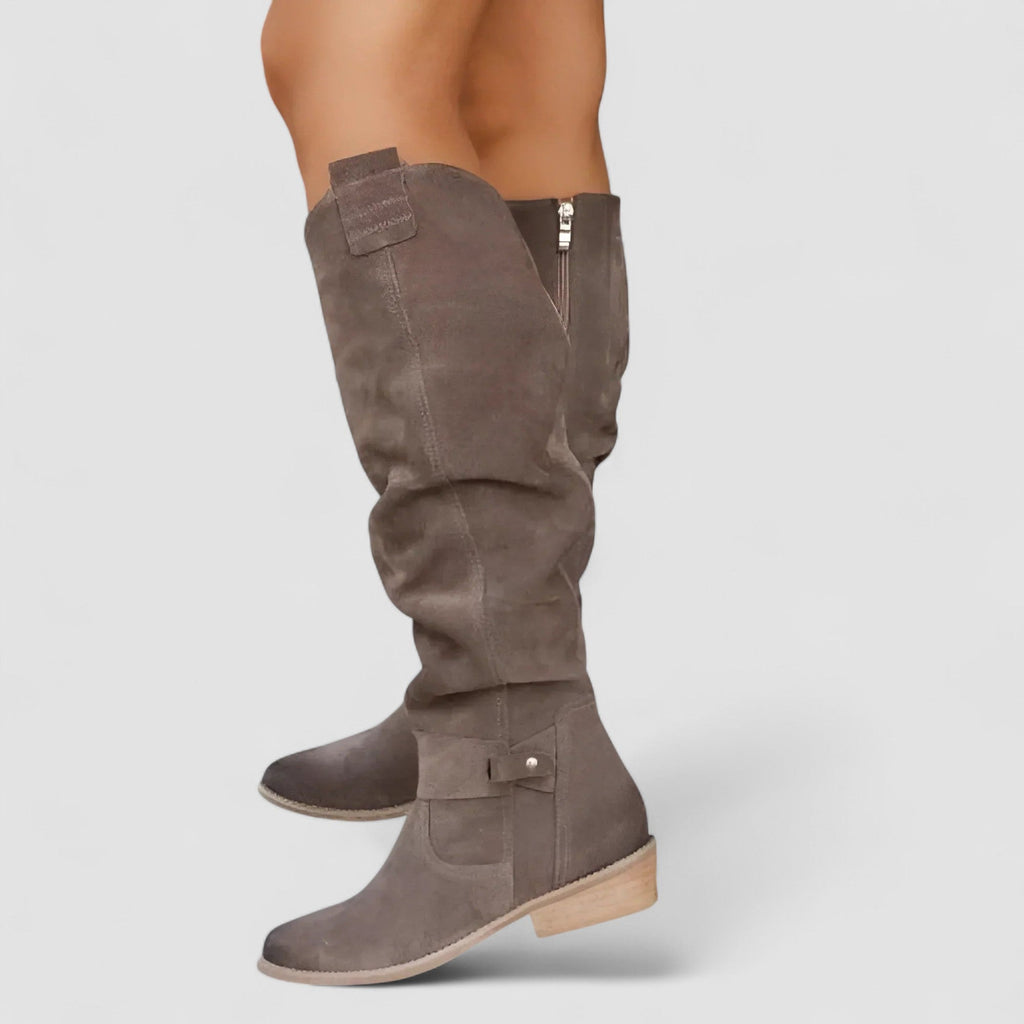 Agnes - Supportive Comfort Boots – back view