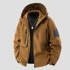 Kellan waterproof hooded winter jacket, front view