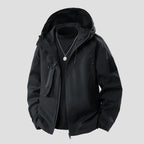 Kellan waterproof hooded winter jacket, back view