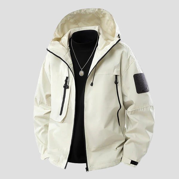 Kellan waterproof hooded winter jacket, styled view