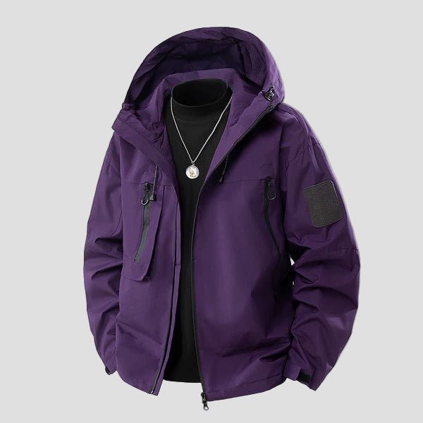 Kellan waterproof hooded winter jacket, side view