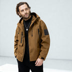 Kellan waterproof hooded winter jacket, fabric close-up