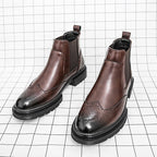 Alastor | Wingtip Chelsea Boots – front view