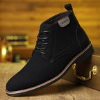 Aldous | Refined Lace-Up Ankle Boots – side view