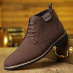 Aldous | Refined Lace-Up Ankle Boots – side view