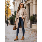 Alix | Side-Zip Block Heel Ankle Boots – styled view