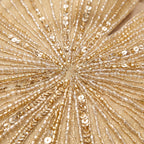 Amalia | Beaded Deep-V Fit-and-Flare Gown by Vera Noir – detail view
