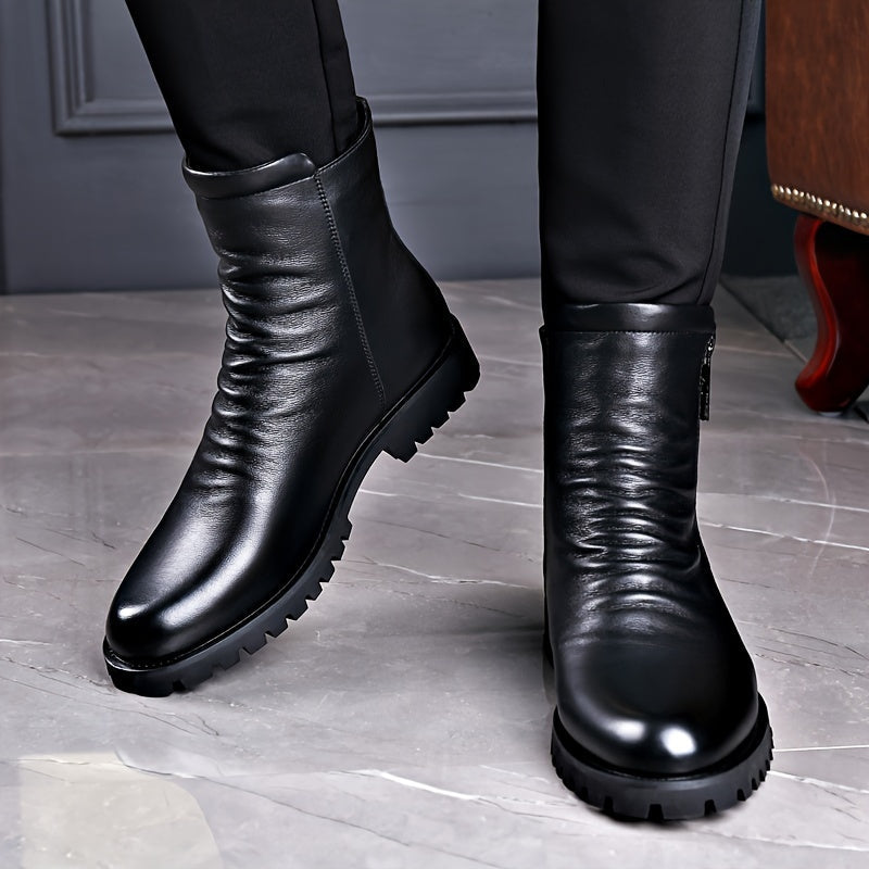 Ambrose | Refined Zip-Side Boots – styled view