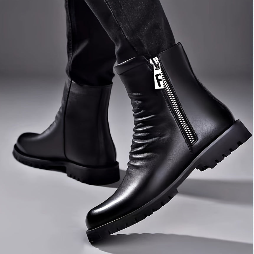 Ambrose | Refined Zip-Side Boots – styled view