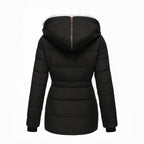 Angel Fur-Lined Winter Coat – back view
