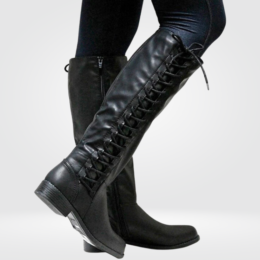 Anne Tall High Boots – front view