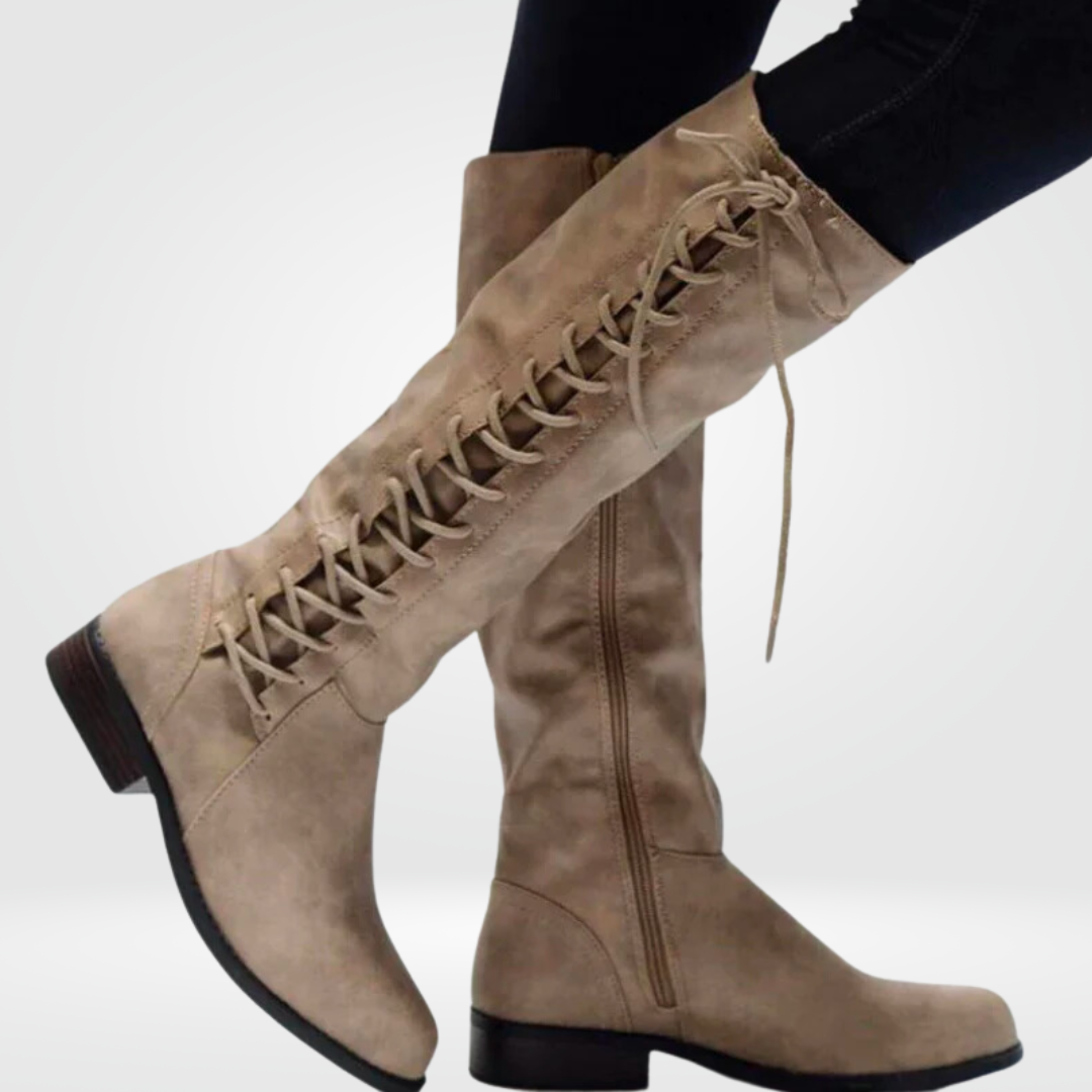 Anne Tall High Boots – back view